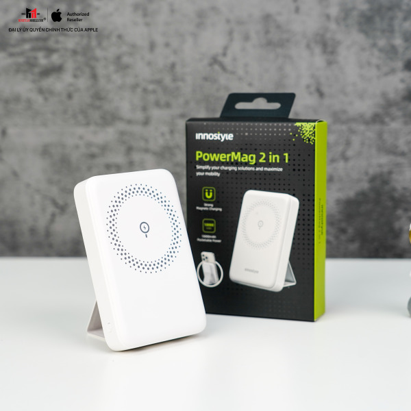 IS20PDBLK - Pin sạc dự phòng Innostyle 10.000 mAh 20W PowerMag 2 in 1 Stand - IS20PDBLK - 12