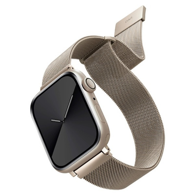 Dây đeo Apple Watch 38/40/41mm UNIQ Dante Milan Mesh Steel Strap - 41DANSLGT