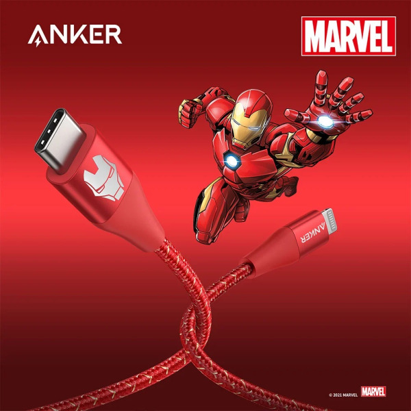 A9548031 - Cáp Type C to Lightning Anker Powerline III 0.9M phiên bản Marvel A9548 - 6