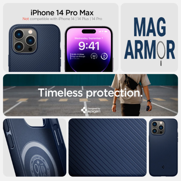 ACS04845 - Ốp lưng Magsafe iPhone 14 Pro Max Spigen Armor - 18