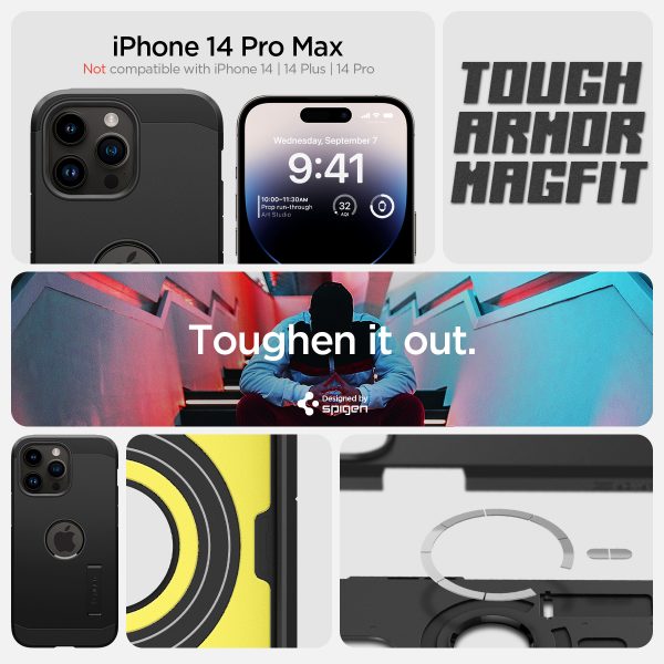 ACS04843 - Ốp lưng Magsafe iPhone 14 Pro Max Spigen Tough Armor - 61