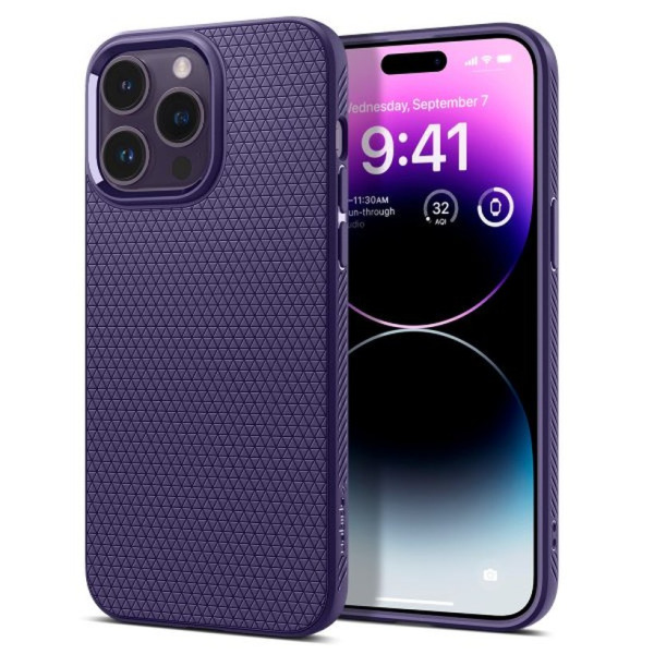 ACS05578 - Ốp lưng iPhone 14 Pro Spigen Liquid Air Deep Purple - 2