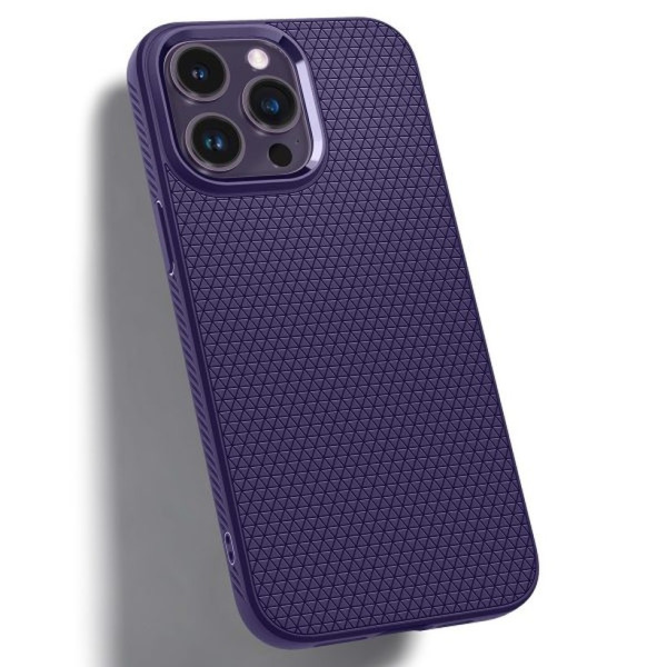 ACS05578 - Ốp lưng iPhone 14 Pro Spigen Liquid Air Deep Purple - 11