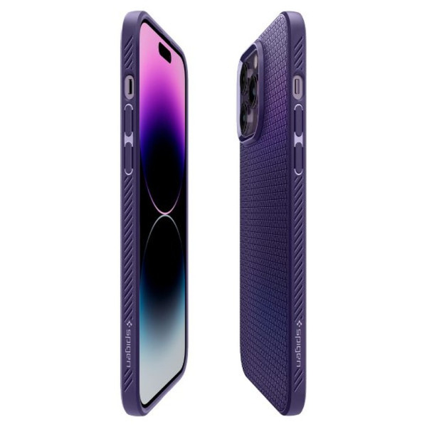 ACS05578 - Ốp lưng iPhone 14 Pro Spigen Liquid Air Deep Purple - 12