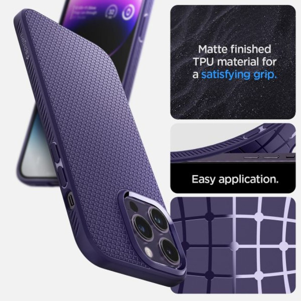 ACS05578 - Ốp lưng iPhone 14 Pro Spigen Liquid Air Deep Purple - 16