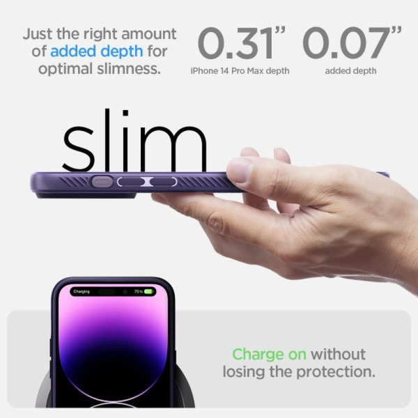 ACS05578 - Ốp lưng iPhone 14 Pro Spigen Liquid Air Deep Purple - 18