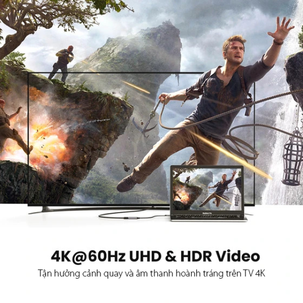 70444 - Hub chuyển đổi Ugreen Type-C to HDMI 4K 60Hz CM297 - 2