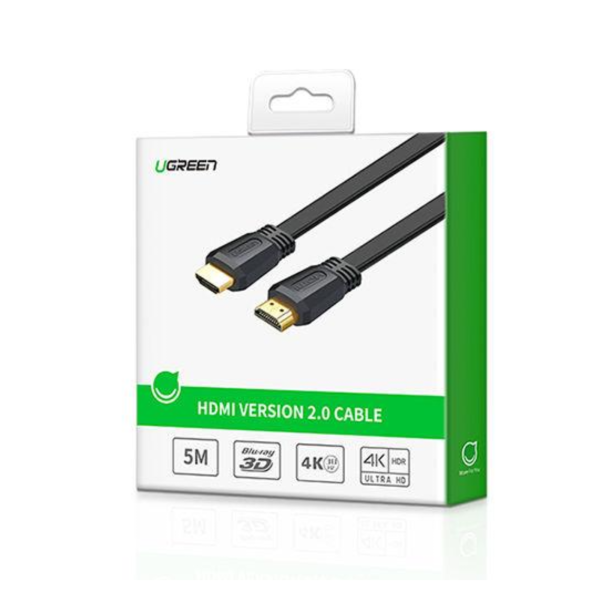 70159 - Cáp HDMI Ugreen Flat 2m ED015 - 2