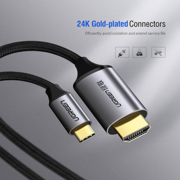 50570 - Cáp chuyển Ugreen Type-C sang HDMI 1.5m MM142 - 5