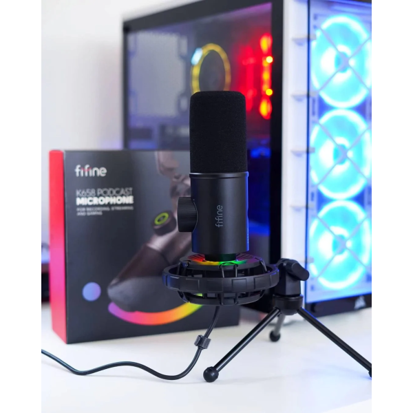 K658 - Mic thu âm FIFINE K658 RGB cho Máy Tính PC - 3