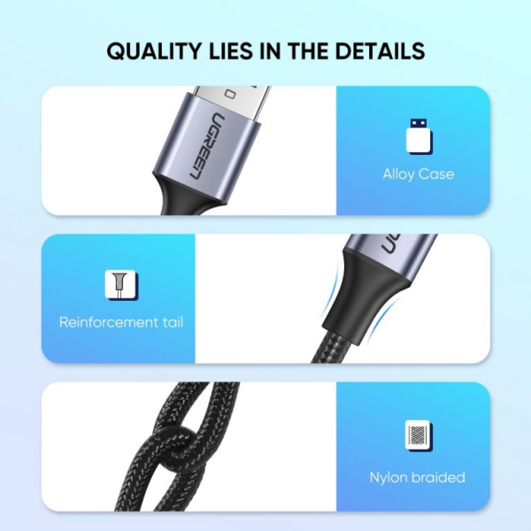 60126 - Cáp USB-A to Type-C 1M Ugreen - 3