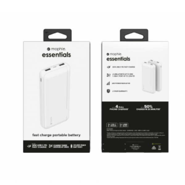 401112178 - Pin sạc dự phòng Mophie Essentials 20.000mAh PD20W - 2