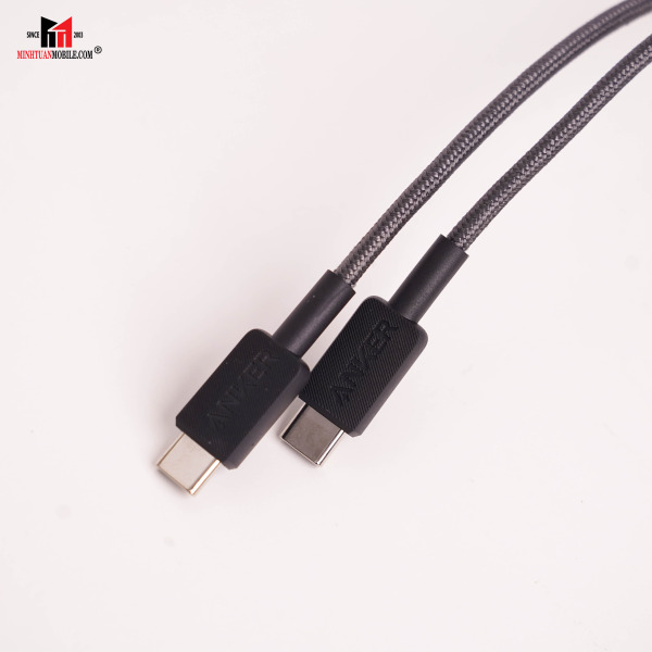 A81F5H11 - Cáp Type-C to Type-C Anker 0.9m 60W 322 Nylon A81F5 - 8