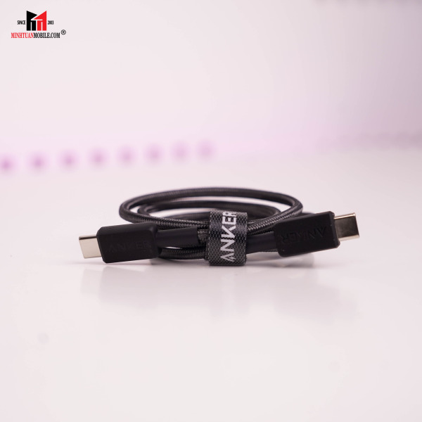 A81F5H11 - Cáp Type-C to Type-C Anker 0.9m 60W 322 Nylon A81F5 - 9