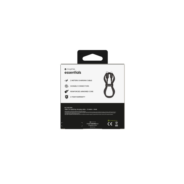 409912245 - Cáp Type-C to Lightning Mophie Essentials MFi 2M - 12