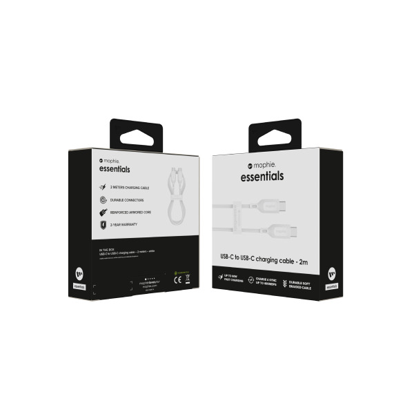 409912237 - Cáp Type-C to Type-C Mophie Essentials 60W 2M - 3