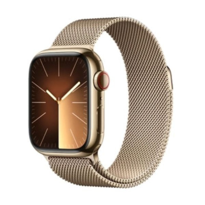 MRMU3SA/A - Apple Watch S9 LTE 45mm viền thép dây thép - Chính hãng VN/A - MRMU3SA/A