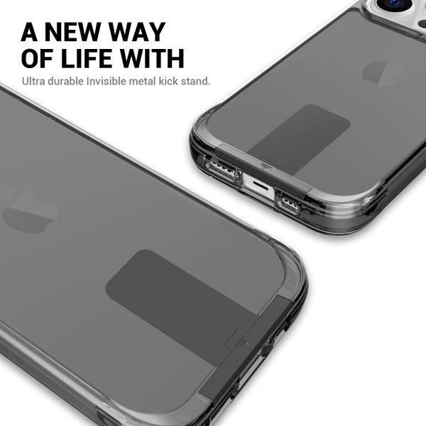 JA6663 - Ốp lưng iPhone 15 Pro Max Jinya T-Stand Clear - 7