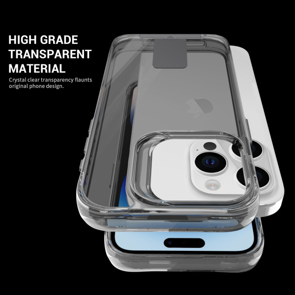 JA6663 - Ốp lưng iPhone 15 Pro Max Jinya T-Stand Clear - 8