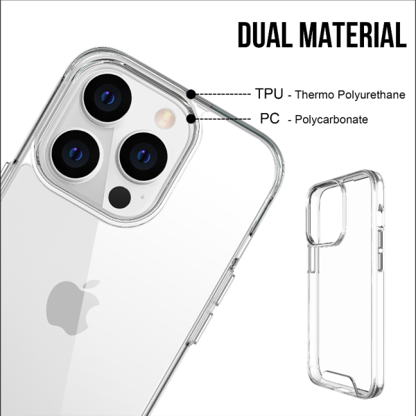 JA6525 - Ốp lưng iPhone 15 Pro Jinya Crystal Clear - 4