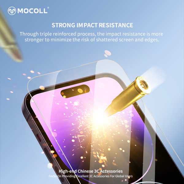 MOC6025 - Cường lực iPhone 15 MOCOLL 2.5D Full - 3
