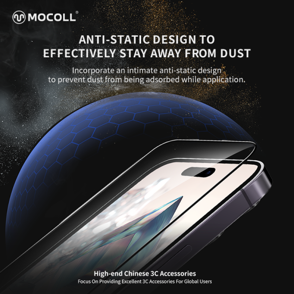 MOC6025 - Cường lực iPhone 15 MOCOLL 2.5D Full - 4