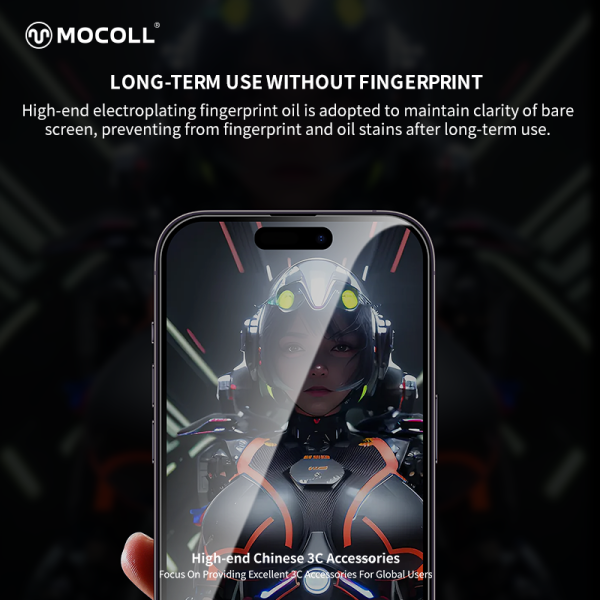 MOC6025 - Cường lực iPhone 15 MOCOLL 2.5D Full - 5