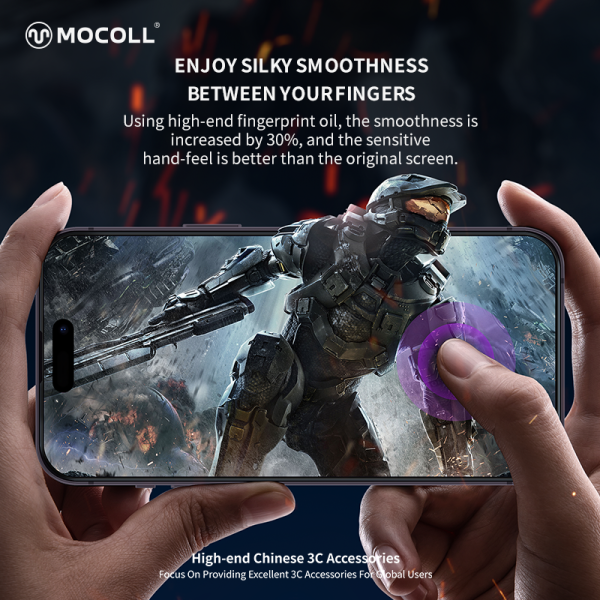 MOC6025 - Cường lực iPhone 15 MOCOLL 2.5D Full - 6