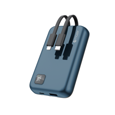 M-EGLINK10.0Trio-BL - Pin sạc dự phòng Mazer 10.000 mAh 22.5W SuperMINI-Pocket Power.Link Trio - M-EGLINK10.0TRIO-BL