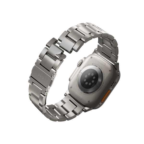 UNIQ49MMOSTABLK - Dây đeo Apple Watch 42 44 45 49mm UNIQ Osta Steel Link Band - 5