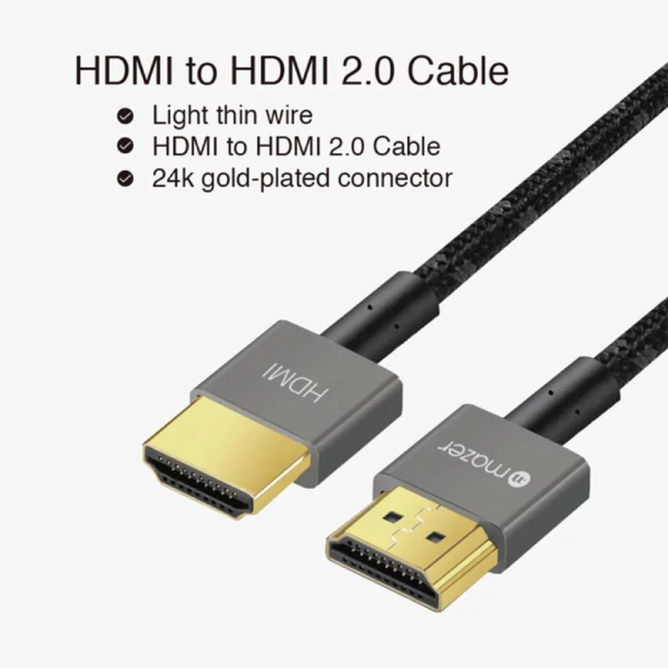 MHDMIUT300 - Cáp chuyển đổi Mazer UltraThin HDMI to HDMI 4K 3m - 2