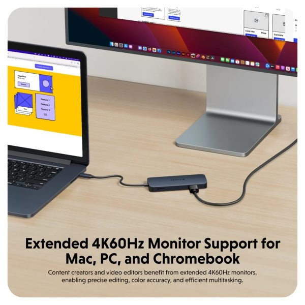 HD4004GL - Hub chuyển đổi HyperDrive Next 8 in 1 Port Type-C HD4004GL - 6