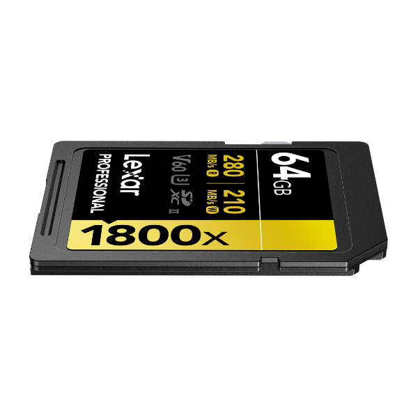 LSD1800064G-BNNNG - Thẻ nhớ Lexar 64GB 1800x SDXC UHS-II 280MB s - 2