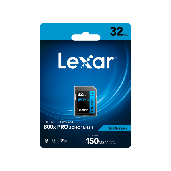LSD0800P032G-BNNNG - Thẻ nhớ Lexar 32GB 800X Pro SDHC UHS-I 150MB s - 6