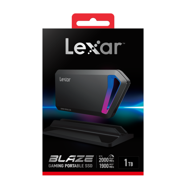 LSL660X001T-RNNNG - Ổ cứng di động Lexar 1TB SL660 Gaming Portable SSD - 10
