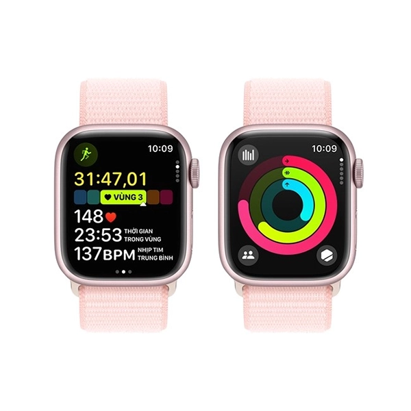 AWS9LTE45MM - Apple Watch S9 LTE 45mm Viền Nhôm Dây Cao Su - Chính hãng VN A - 6