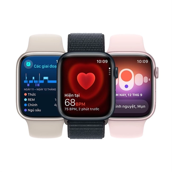 APPLE WATCH S9 GPS45 - Apple Watch Series 9 GPS 45mm Viền Nhôm Dây Cao Su - 5