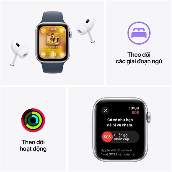 APPLE WATCH SE23 LOOP - Apple Watch SE 2023 GPS 40mm Viền Nhôm Dây Vải - Chính hãng VN A - 7