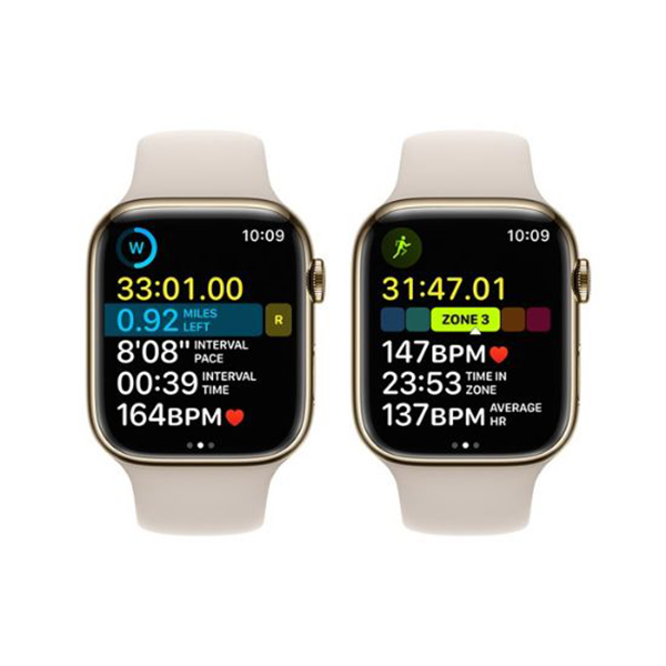 APPLE-WATCH-S8-LTE-41MM-STAINLESS-STEEL - Apple Watch S8 LTE 41mm viền thép dây cao su - Chính hãng VN A - 7