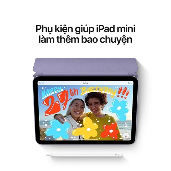 MK7P3ZA A - iPad Mini 6 Wifi 64GB - Chính Hãng VN - MK7P3ZA A - 3