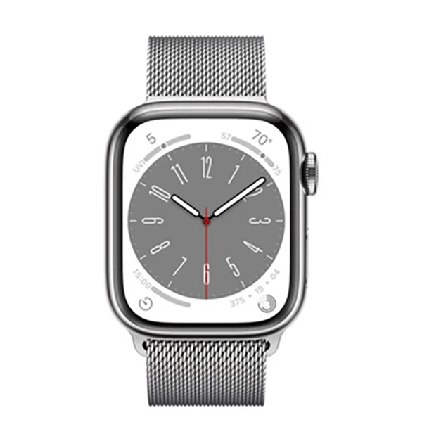 MNKQ3VN A - Apple Watch S8 LTE 45mm viền thép dây thép - Chính hãng VN A - MNKQ3VN A - 5