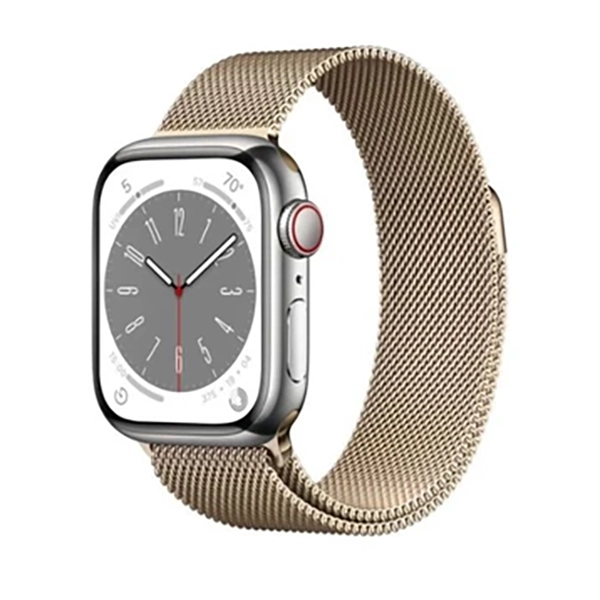 MNKQ3VN A - Apple Watch S8 LTE 45mm viền thép dây thép - Chính hãng VN A - MNKQ3VN A - 7