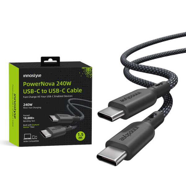 ICC240BLK - Cáp Type-C to Type-C Innostyle 240W PowerNova 1.5m ICC240 - 8