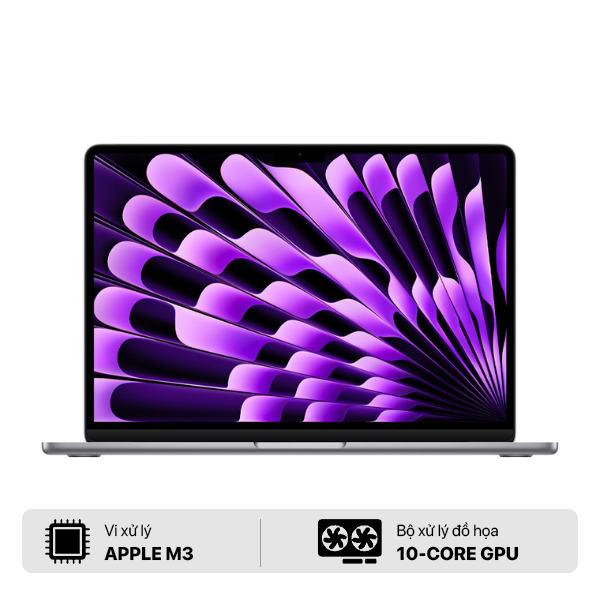 MacBook Air M3 13 inch 16GB/256GB - Chính Hãng VN - Z1B6001H3