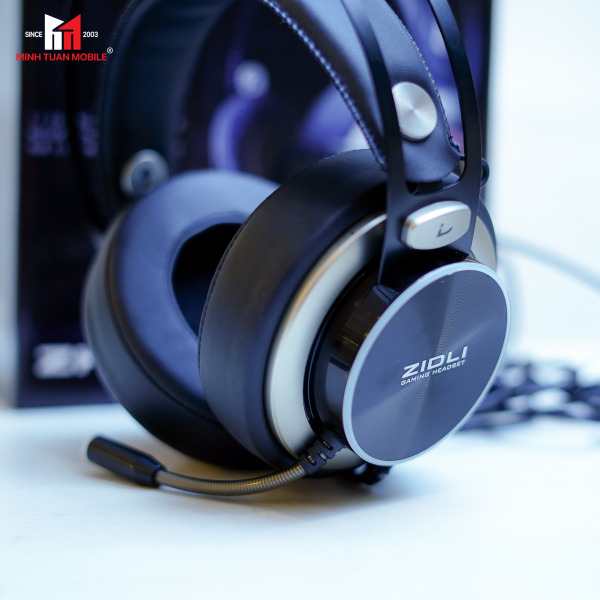 ZIDH0123 - Tai nghe Gaming Zidli ZH20 7.1 Led RGB USB - 6