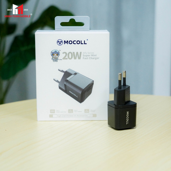 MOC3567 - Cốc sạc nhanh MOCOLL 20W PD Type-C - 17