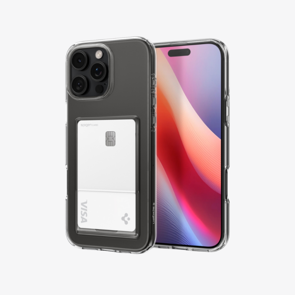 ACS08144 - Ốp lưng iPhone 16 Pro Spigen Crystal Slot Crystal Clear - 2