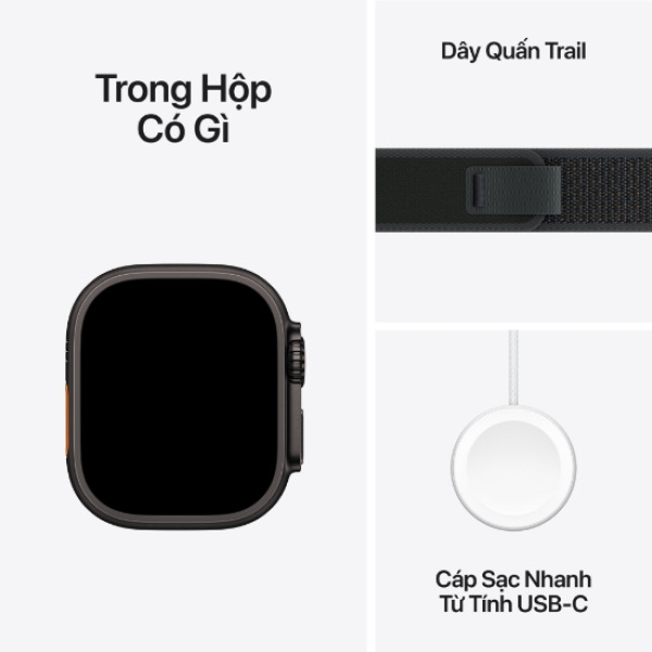 APPLE-WATCH-ULTRA-2024-49 - Apple Watch Ultra 2 (2024) LTE 49mm Viền Titanium Dây Trail Loop - 6