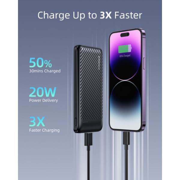 IP20G2BLK - Pin sạc dự phòng Innostyle PowerSmart 10.000 mAh 20W IP20G2 - 7