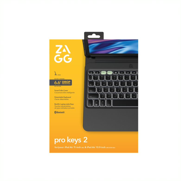 103414639 - Ốp lưng kèm bàn phím iPad Air 11 inch 2024 ZAGG Pro Keys 2 - 12